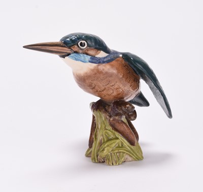 Lot 53 - A set of three Beswick Kingfisher wall plaques and one further Beswick Kingfisher