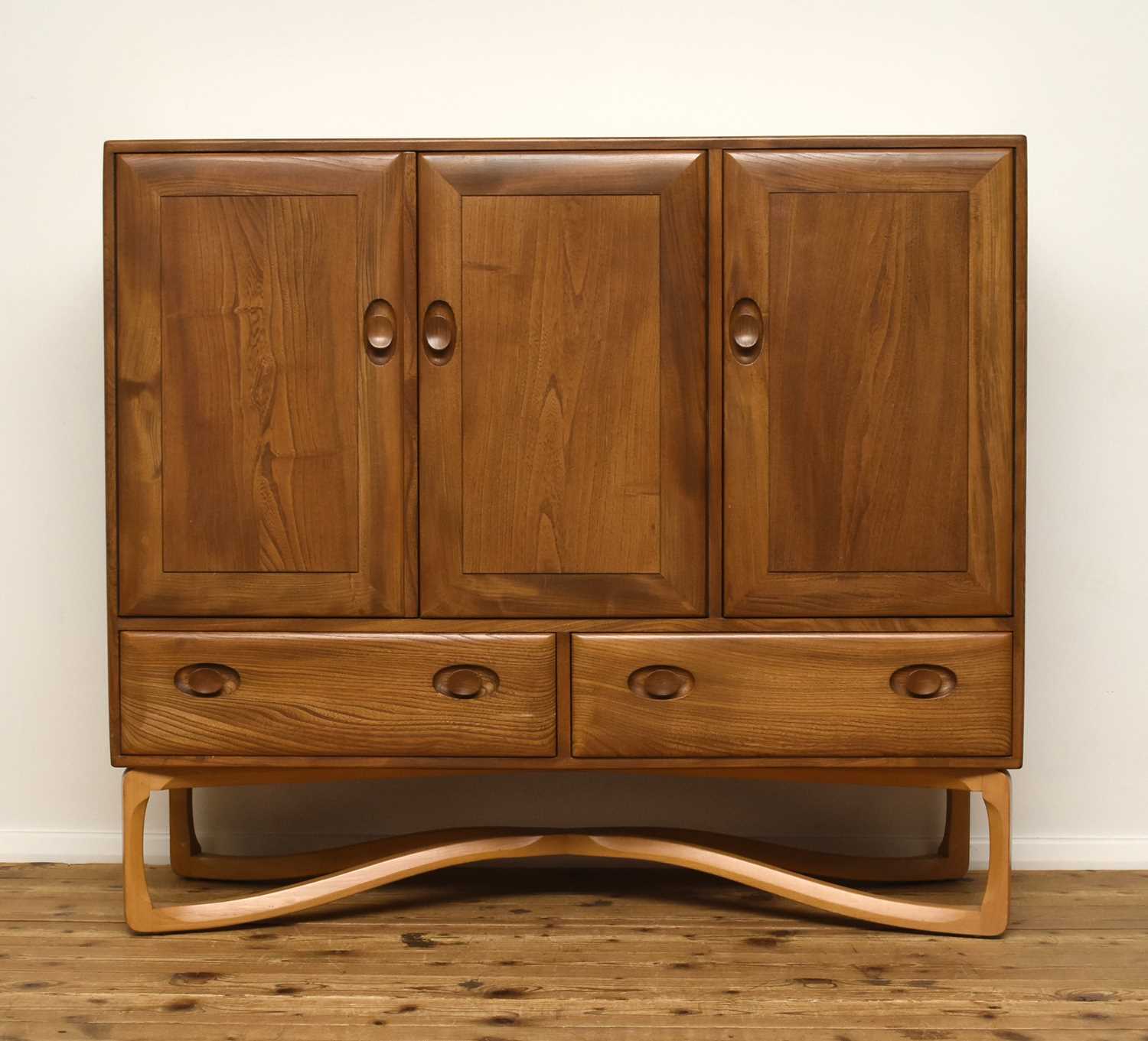 Lot 120 - Lucien R Ercolani for Ercol, Beech and Elm Cabinet