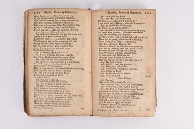 Lot 128 - SHAKESPEARE, William, Works. Volume the fifth. Jacob Tonson, 1709