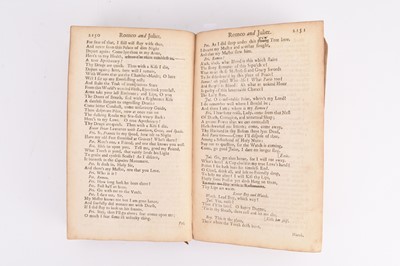 Lot 128 - SHAKESPEARE, William, Works. Volume the fifth. Jacob Tonson, 1709