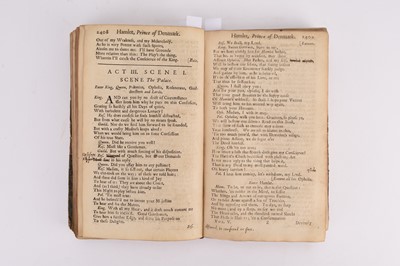 Lot 128 - SHAKESPEARE, William, Works. Volume the fifth. Jacob Tonson, 1709