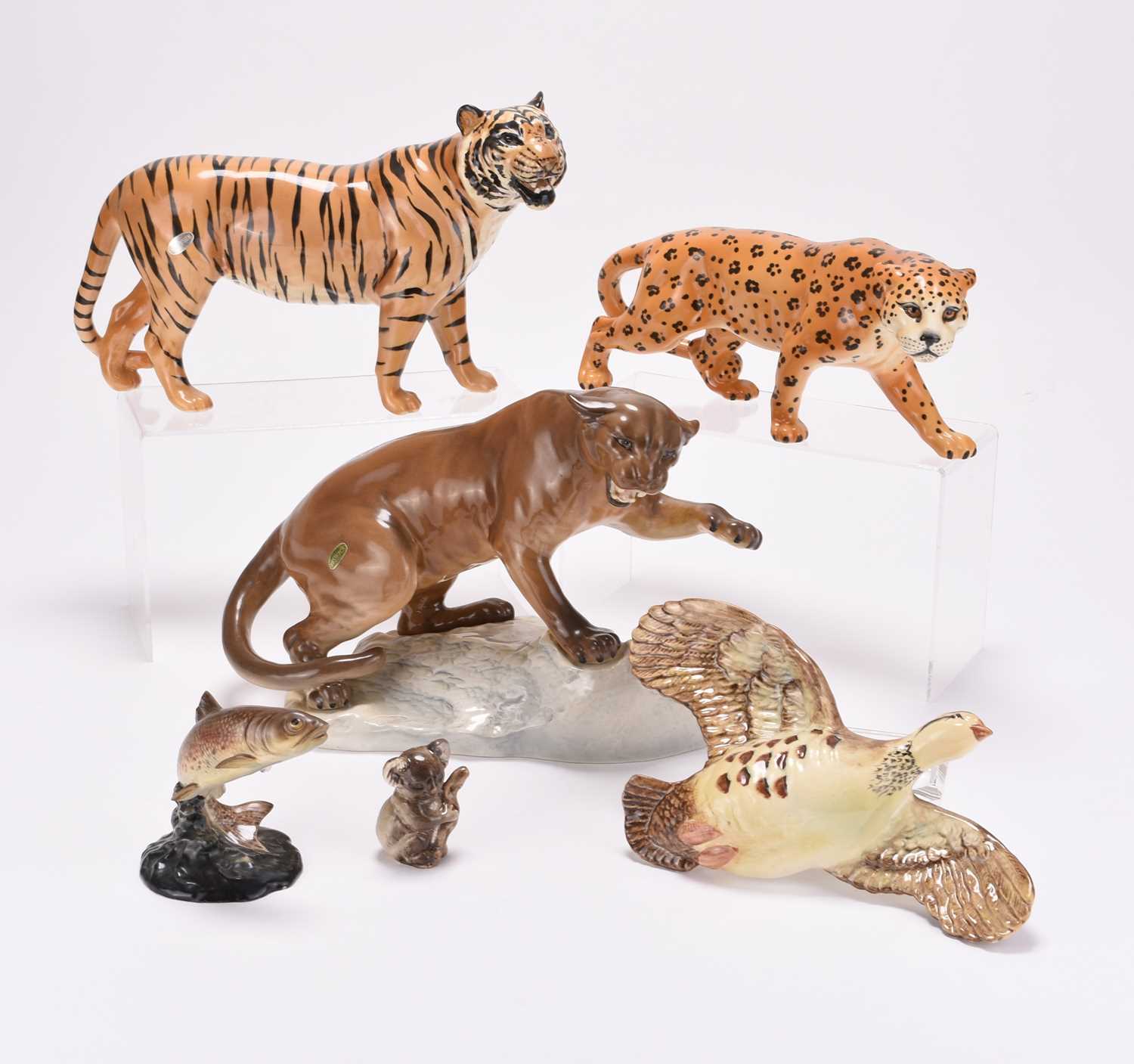 Lot 90 - A group of Beswick animals together with a koala