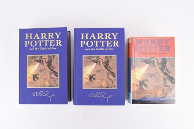 Lot 68 - ROWLING, J K, Harry Potter and the Goblet of Fire. Deluxe edition, 2000.