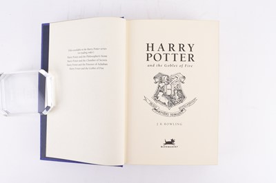 Lot 68 - ROWLING, J K, Harry Potter and the Goblet of Fire. Deluxe edition, 2000.