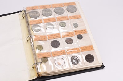 Lot 306 - Coindex album of approximately 180 coins including Charles II crowns