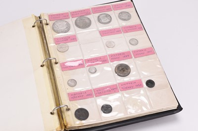 Lot 306 - Coindex album of approximately 180 coins including Charles II crowns