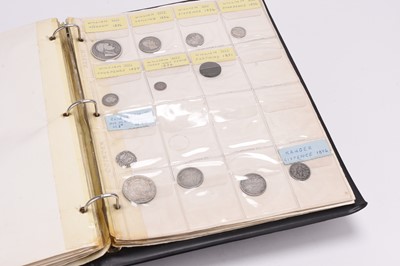 Lot 306 - Coindex album of approximately 180 coins including Charles II crowns