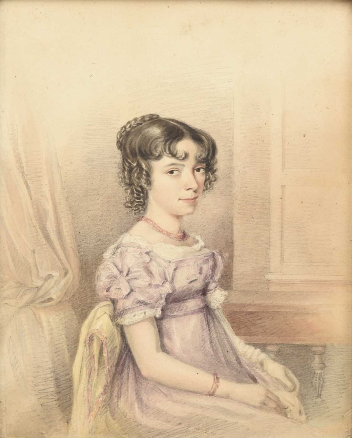 Lot 6 - British School, Regency era (circa 1795-1837) Three Family Portraits