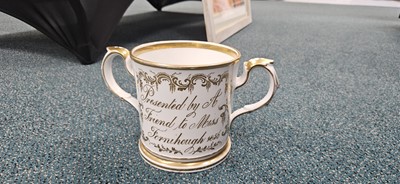 Lot 114 - A group of presentation mugs, 19th centry