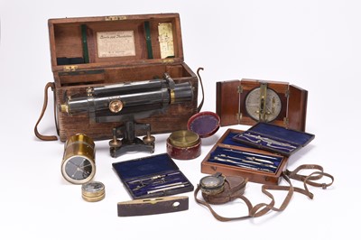 Lot 211 - A collection of surveying and other instruments