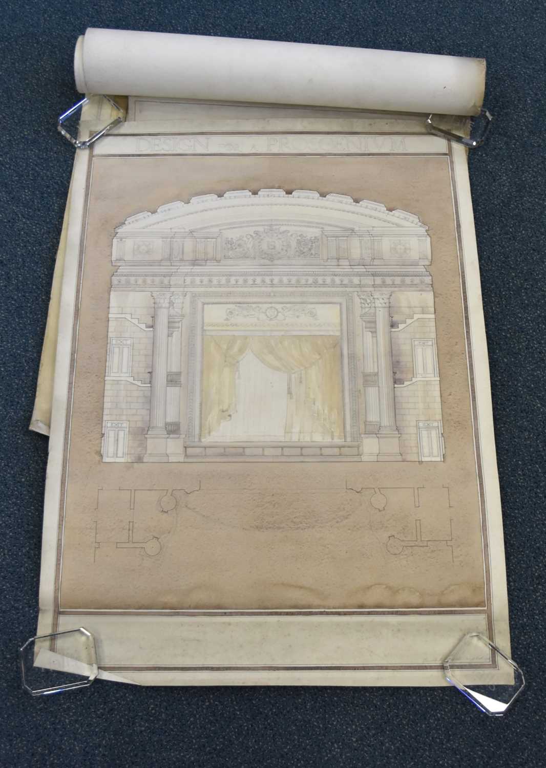 Lot 110 - ARCHITECT'S DRAWINGS. 9 plans drawn by Donald C Campbell, 1914 (9)