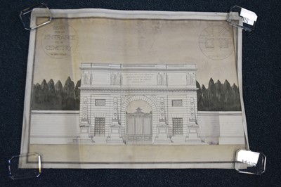 Lot 110 - ARCHITECT'S DRAWINGS. 9 plans drawn by Donald C Campbell, 1914 (9)
