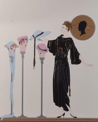 Lot 371 - Erté born Romain de Tirtoff (Franco-Russian 1892-1990) Millinery Shop