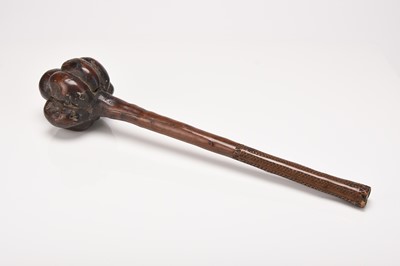 Lot 59 - A 19th century throwing club, Fiji Isles