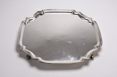 Lot 69 - A large silver salver