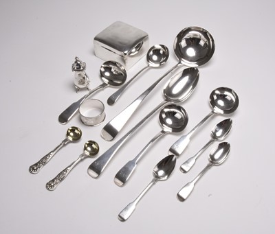 Lot 119 - A small collection of silver