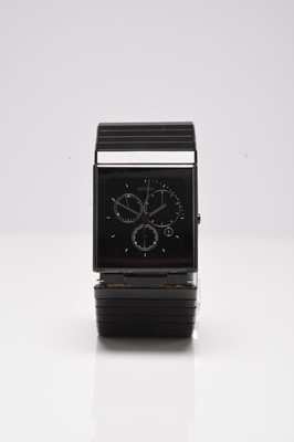 Lot 447 - Rado: A gentleman's ceramic Diastar chronograph wristwatch