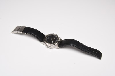 Lot 448 - Junghans: A gentleman's stainless steel Apollo Mega chronograph wristwatch