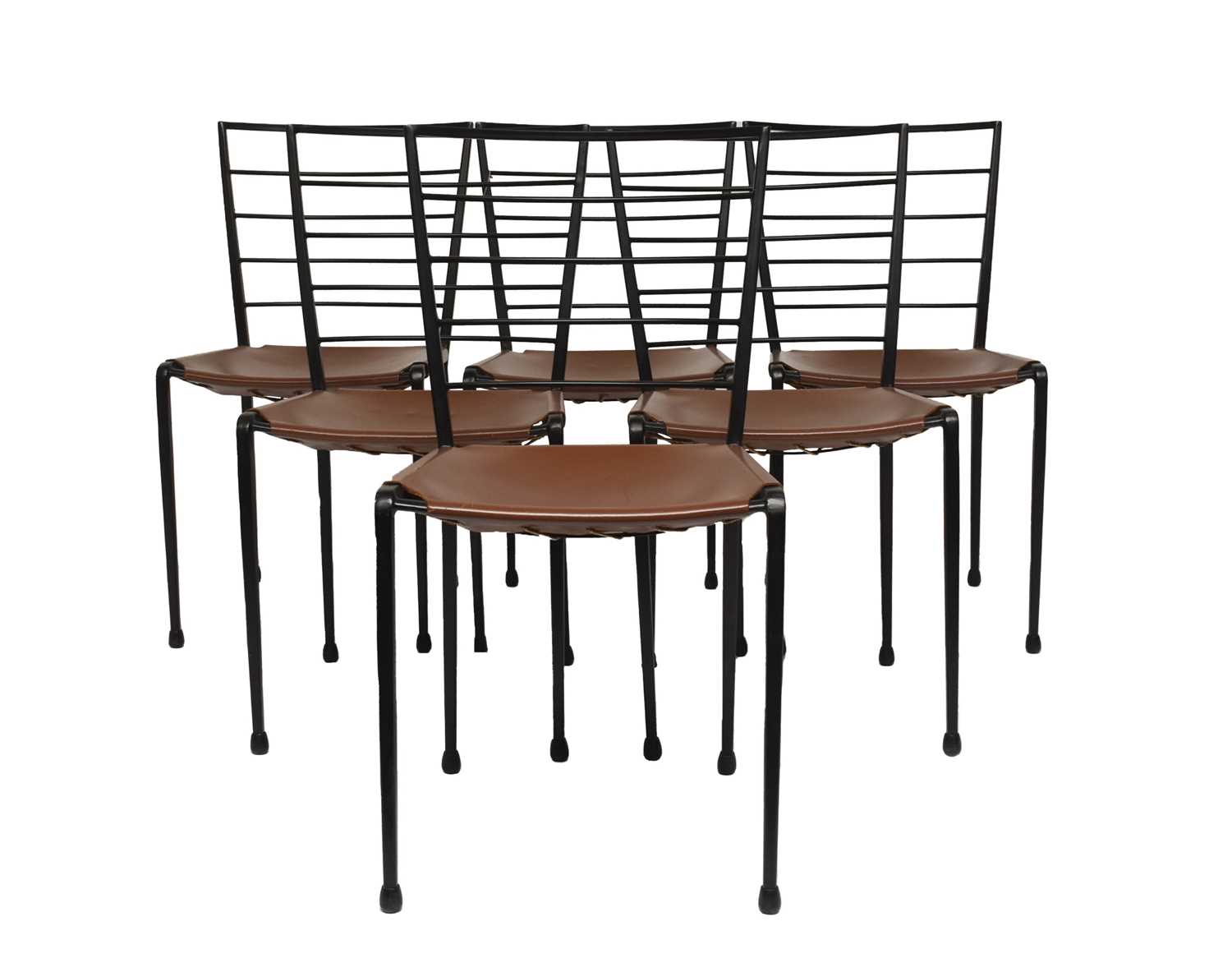 Lot 116 - Robert Heal for Staples, six Ladderax dining chairs