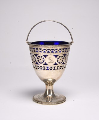 Lot 108 - A George III silver pierced basket
