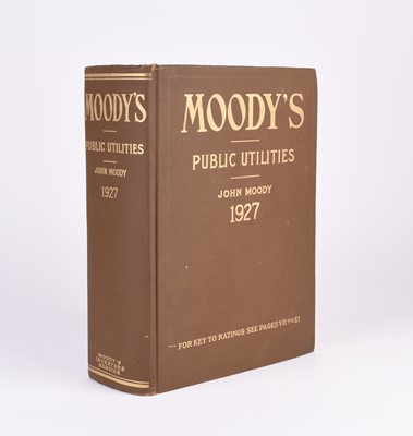 Lot 134 - MOODY, John, Moody's Manual of Investments and Security Rating Service