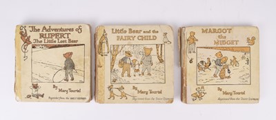 Lot 124 - TOURTEL, Mary, The Adventures of Rupert the Little Lost Bear, square 8vo [1921] with two others (3)