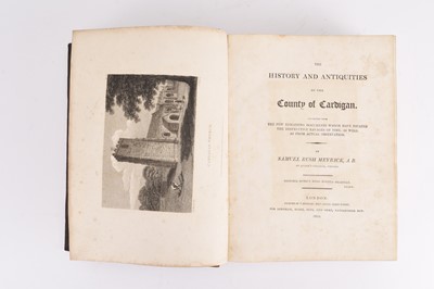 Lot 157 - MEYRICK, Samuel Rush, History and Antiquities of the County of Cardigan