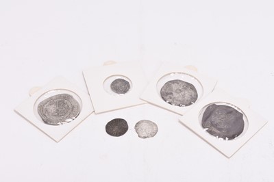 Lot 288 - A small collection of silver hammered coinage including silver long cross pennies