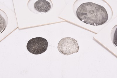 Lot 288 - A small collection of silver hammered coinage including silver long cross pennies