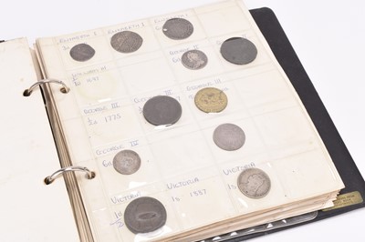 Lot 294 - An album of coinage from Roman to Edward VII