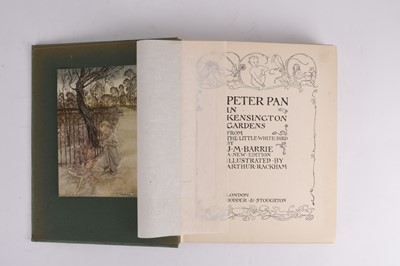 Lot 172 - BARRIE, J.M, Peter Pan in Kensington Gardens and SHAKESPEARE, William, A Midsummer Night's Dream