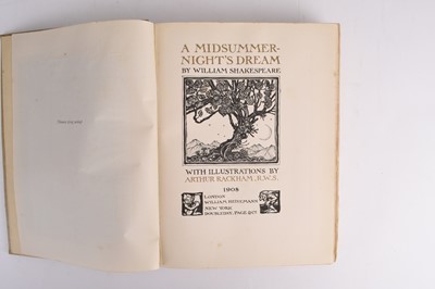 Lot 172 - BARRIE, J.M, Peter Pan in Kensington Gardens and SHAKESPEARE, William, A Midsummer Night's Dream