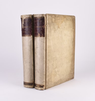 Lot 131 - OWEN, Hugh & BLAKEWAY, John Brickdale, A History of Shrewsbury. 4to, 2 vols, 1825 (2)