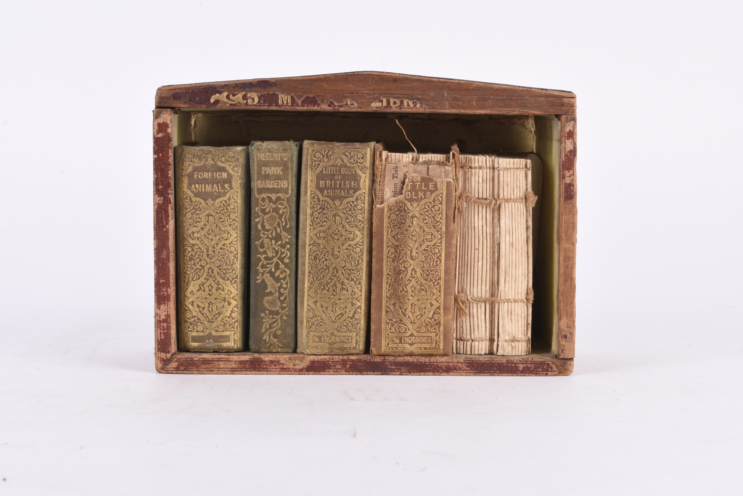 Lot 87 - MINIATURE LIBRARY, Charles Tilt, circa 1840