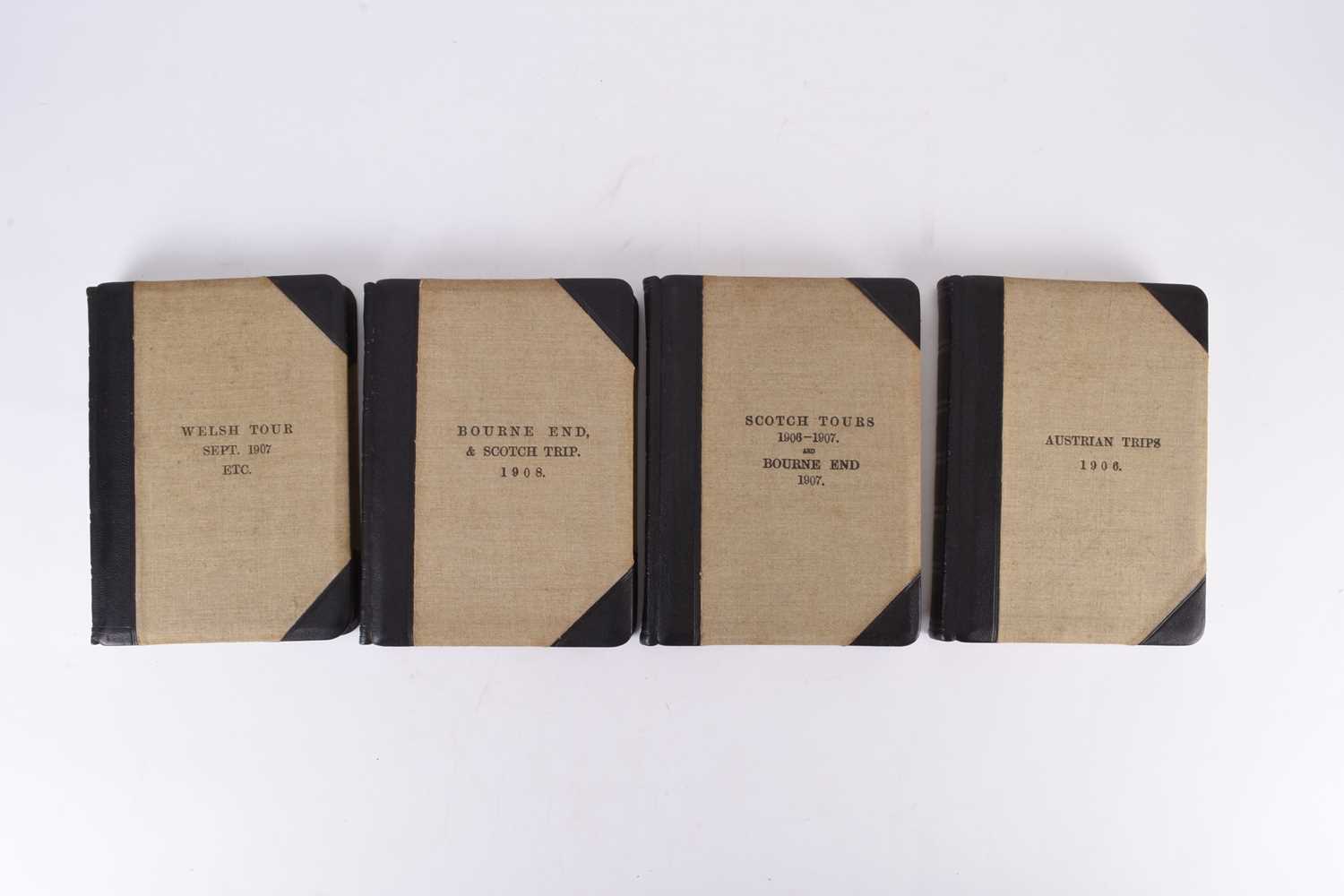Lot 88 - EDWARDIAN PHOTOGRAPH ALBUMS. 4 tour albums, each containing c. 48 photographs
