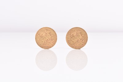 Lot 317 - Two Victoria young head gold sovereigns, dated 1876 and 1878
