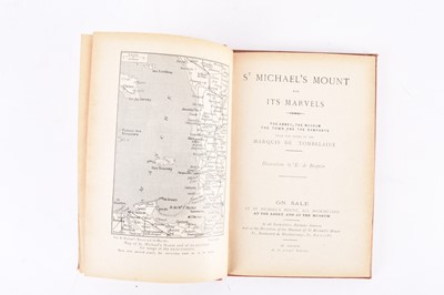 Lot 90 - SUNDRY BOOKS, including St Michael's Mount and its Marvels, c.1900 (box)