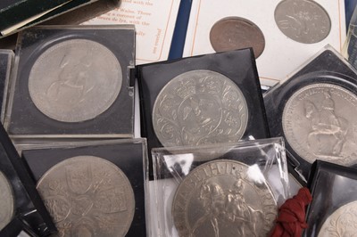Lot 325 - Two coin collection books and other coinage