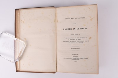 Lot 117 - TROLLOPE, Mrs Frances, Begium and Western Germany in 1833, with two other (4)