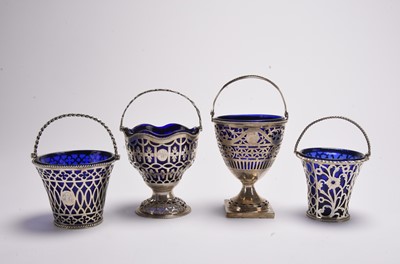 Lot 68 - A collection of four silver baskets