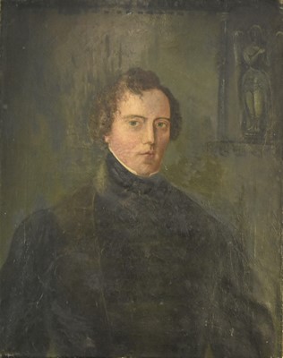 Lot 327 - Continental School (19th Century) Portrait of a Gentleman