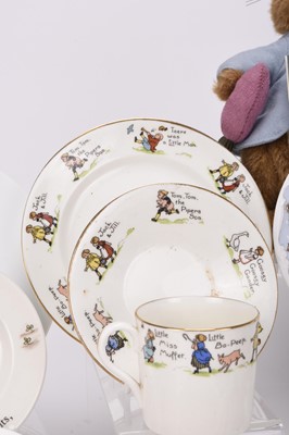 Lot 10 - A large collection of Peter Rabbit and Bunnykins ceramics, with related poster and toy