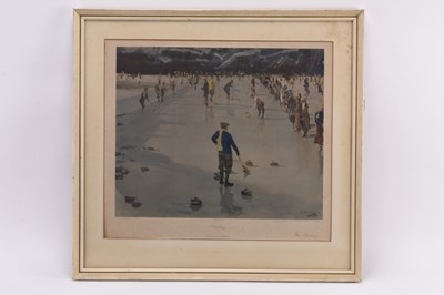 Lot 1 - John Lavery (1856-1941) Curling