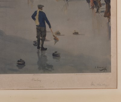 Lot 1 - John Lavery (1856-1941) Curling