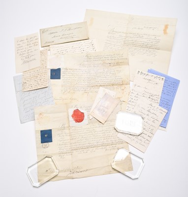 Lot 235 - Letters and Documents Relating to Vice-Admiral Thomas Sparke Thompson