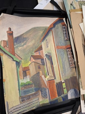 Lot 106 - Islwyn Watkins (1938-2019) Portfolio of Watercolours, Drawings and Prints