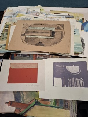 Lot 106 - Islwyn Watkins (1938-2019) Portfolio of Watercolours, Drawings and Prints