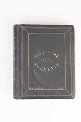 Lot 123 - TIVY SIDE PHOTO SOUVENIR, C S Allen, Tenby, circa 1870. 24 oval albumen prints