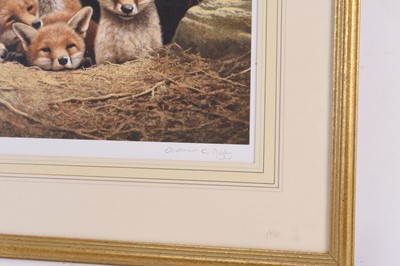 Lot 32 - Adrian Rigby (b.`1962) Large Quantity of Signed Limited Edition Prints of Foxes