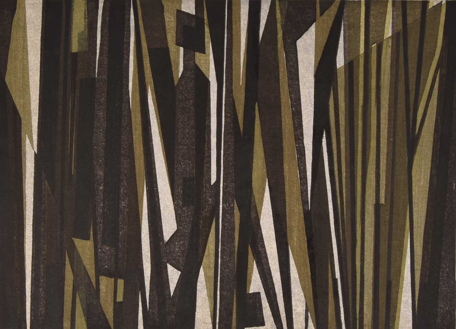 Lot 207 - Hodaka Yoshida (1926-1995), woodblock print